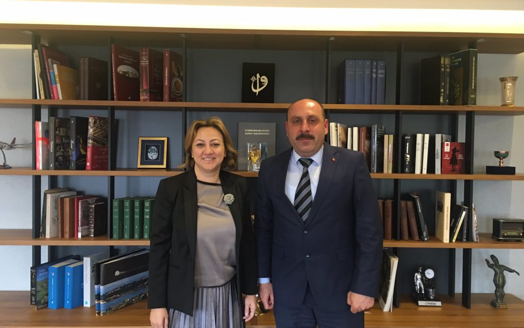 İlim ve Edebiyat Eserleri Sahipleri Mes.Bir. Bşk. M.Nuri Parmaksız’ın Ziyaretleri