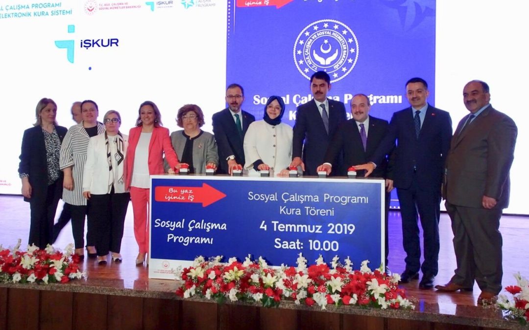 İşkur Sosyal Çalışma Programı Kura Törenine Katıldık