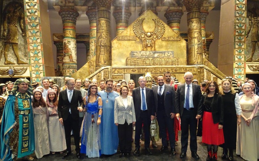 Ankara Devlet Opera ve Balemizin AIDA Operası Temsilindeydik