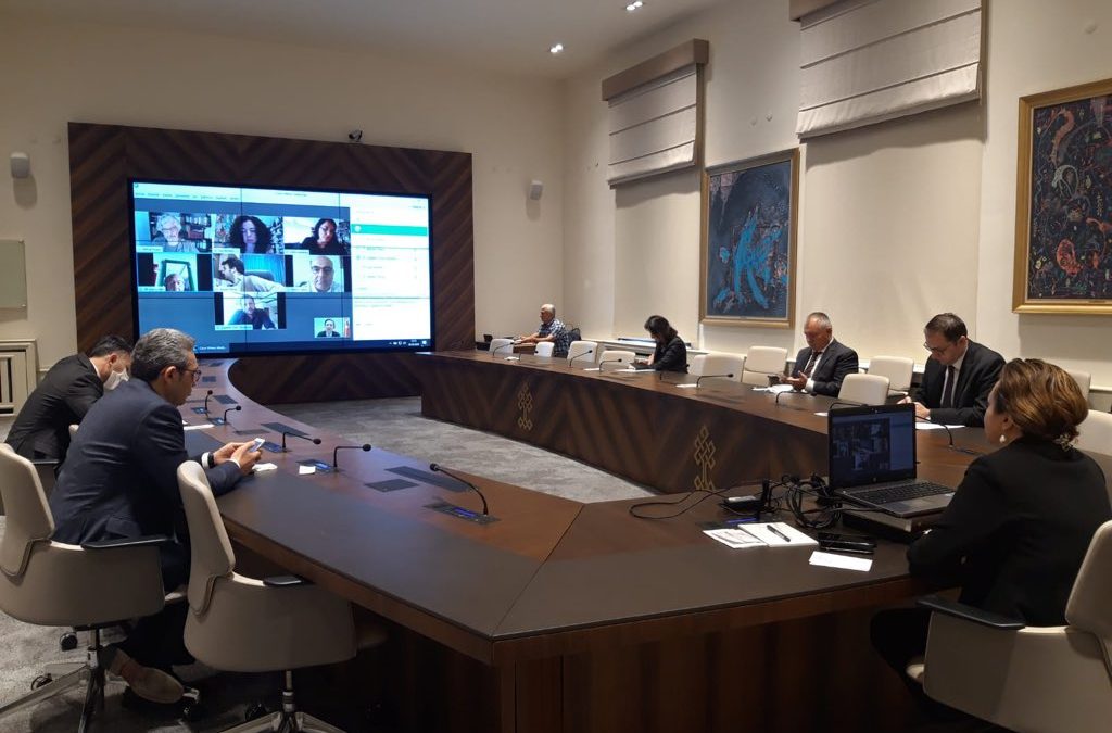 Özel Tiyatro Temsilcileriyle Video Konferans Toplantısında Bir Araya Geldik