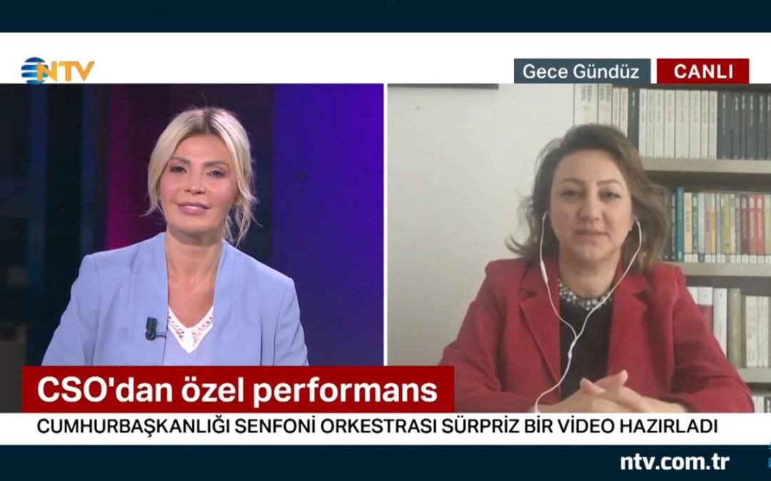 NTV Gece Gündüz Programı – Cumhurbaşkanlığı Senfoni Orkestrası’ndan ”Mavi Tuna Valsi” 17 Nisan 2020