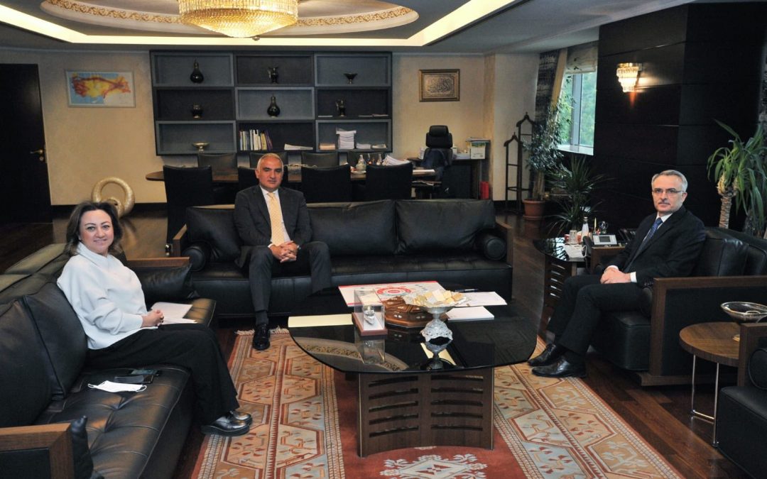 Cumhurbaşkanlığı Strateji ve Bütçe Başkanımız Naci Ağbal’ı Ziyaret Ettik