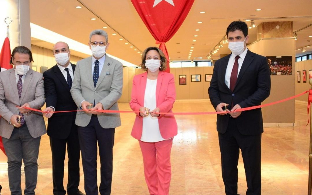 “15 Temmuz Şehitleri” Afiş Tasarım Sergisinin Açılışına Katıldım