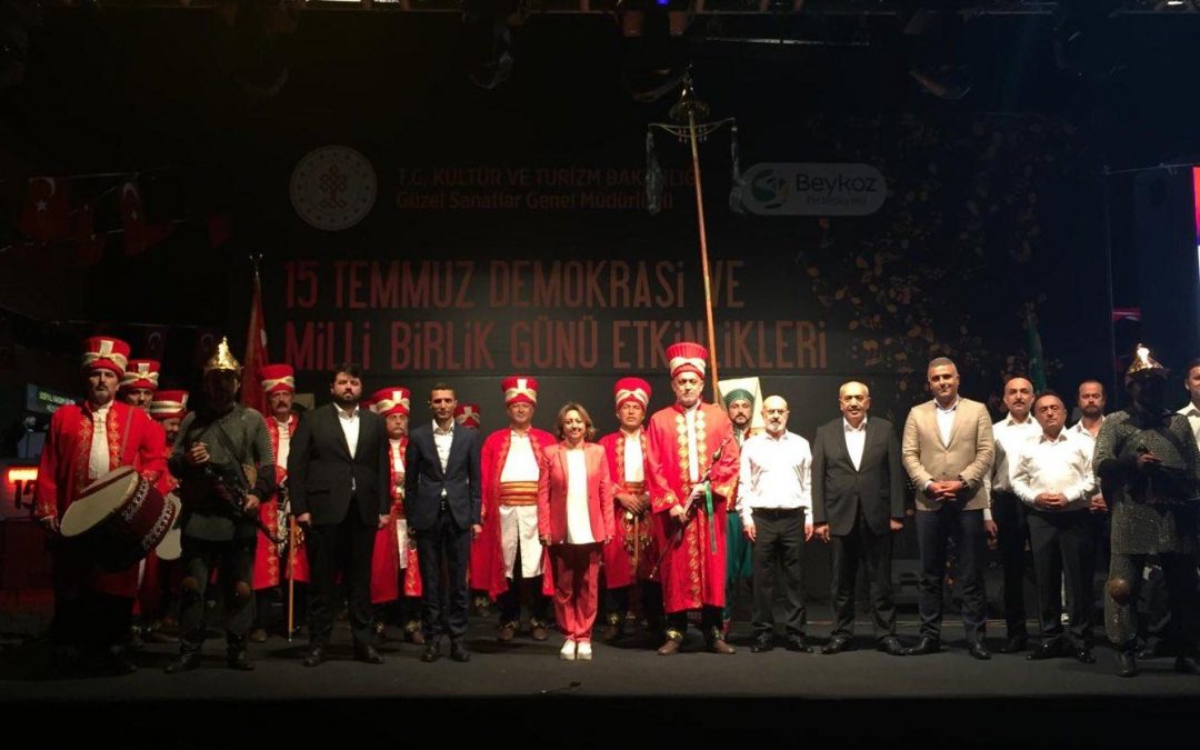 Beykoz 15 Temmuz Şehitler Meydanı’nda düzenlenen ‘Kahramanlık Türküleri Konseri’ne katıldık.