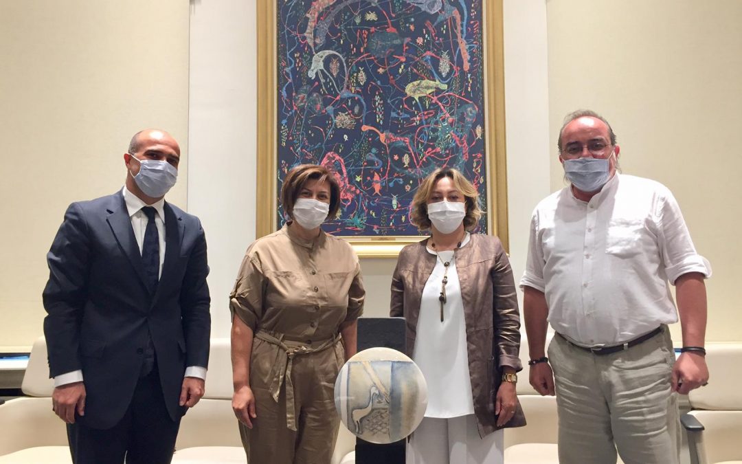 Ankara Kent Konseyi Üyesi Onur Sezer ve Tüm Sanat Galerileri Derneği Başkanı Meral Öztürk’ün Ziyaretleri