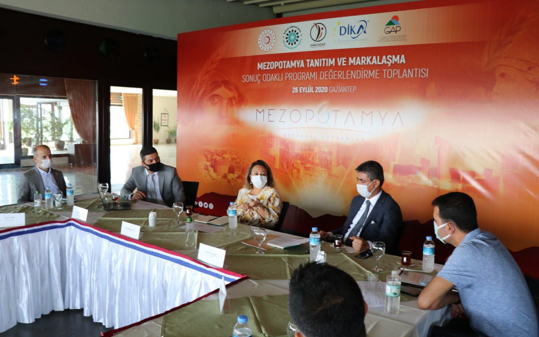 Mezopotamya’nın Tanıtımı İçin Gaziantep’te Gerçekleştirilen Sonuç Odaklı Program Değerlendirme Toplantısına Katıldım