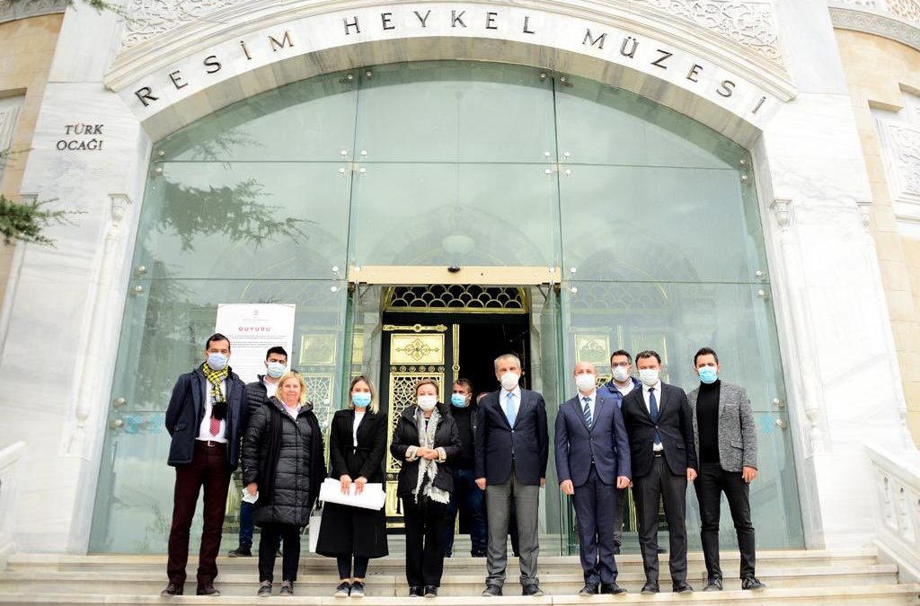 Ankara Devlet Resim Heykel Müzemizde Devam Eden Restorasyon Çalışmalarını İnceledim