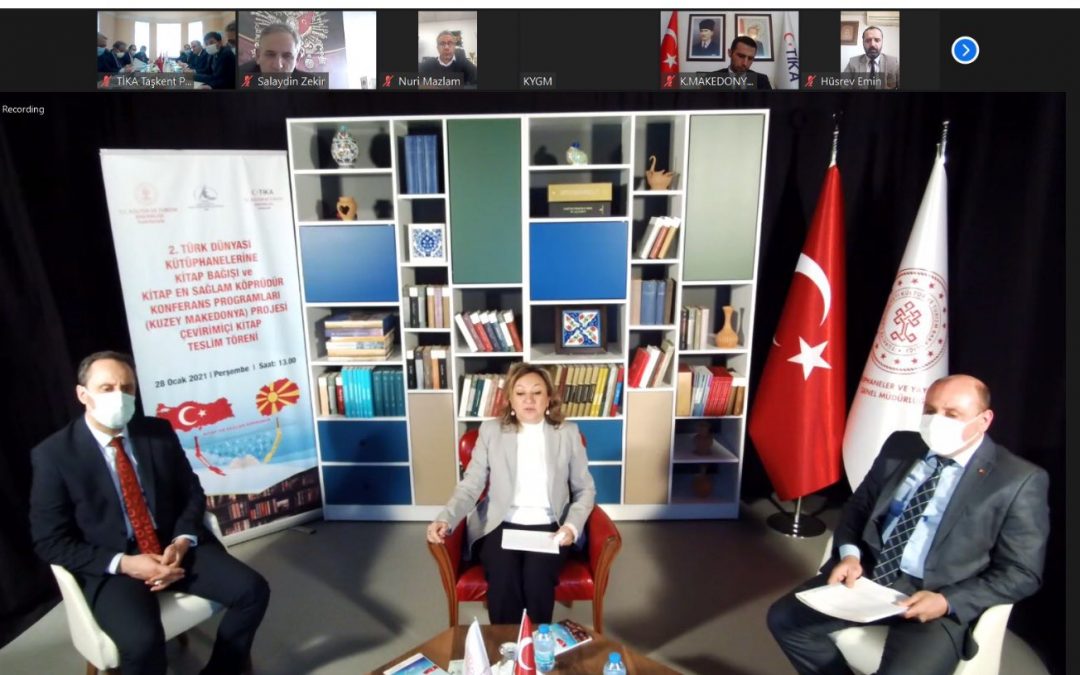 Özbekistan ve Kuzey Makedonya’ya Toplam 20 bin Kitabın Teslim Törenini Gerçekleştirdik