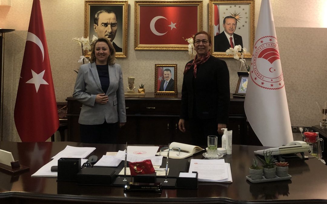 Tarım ve Orman Bakanlığı Bakan Yardımcısı Sayın Ayşe Ayşin IŞIKGECE’yi Ziyaret Ettim