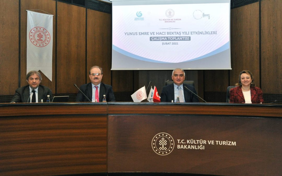 2021 Yılı Yunus Emre ve Hacı Bektaş Veli Etkinliklerinin Koordinasyon Toplantısını Gerçekleştirdik