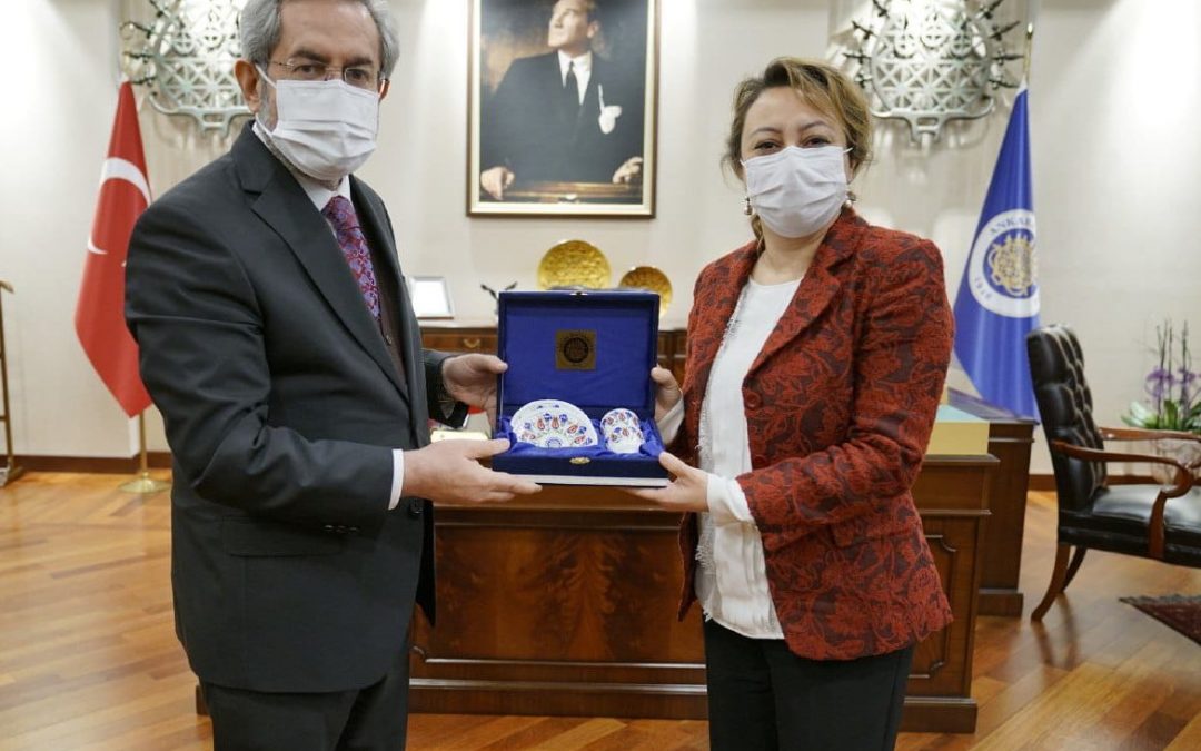 Ankara Üniversitesi’nin Rektörü Prof.Dr. Necdet Ünüvar’ı Ziyaret Ettim