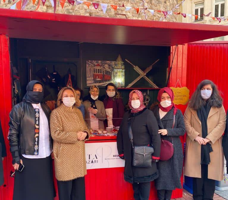 Galata Meydanında Kurulan Galata Pazarı’nda Girişimci Kadınlarımızla Bir Araya Geldim
