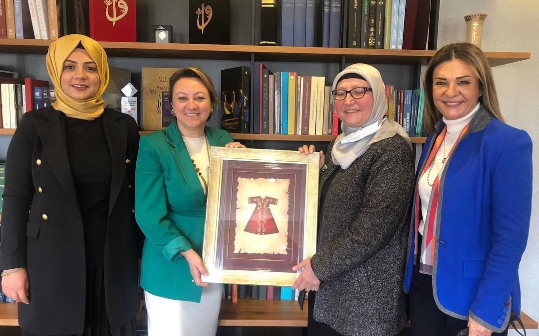 AK Parti Ankara İl Başkan Yardımcısı Ebru Kurban Yaldız ile İl Yönetim Kurulu Üyelerini Bakanlığımızda Misafir Ettik.