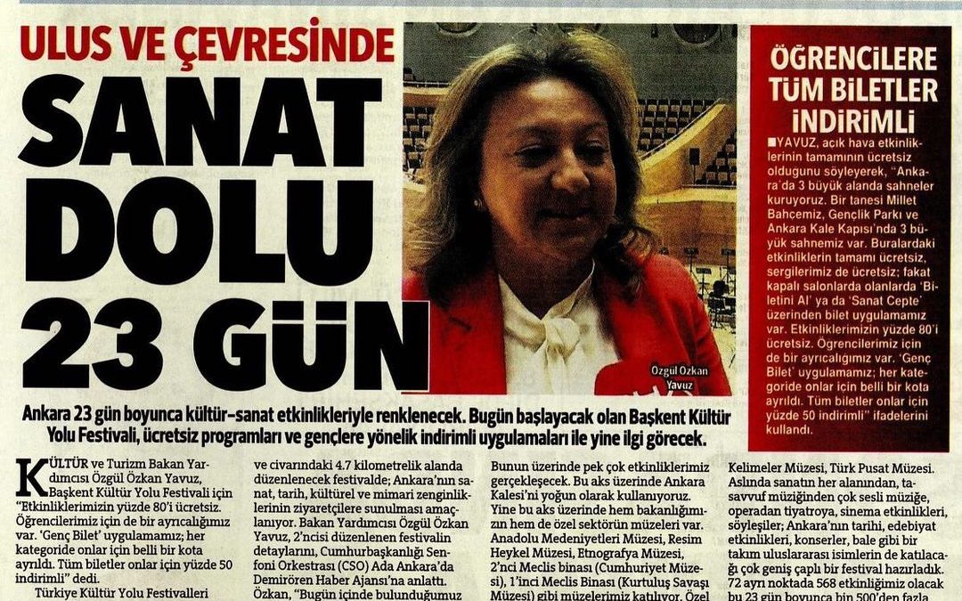 Hürriyet Ankara – 2 Ekim 2022