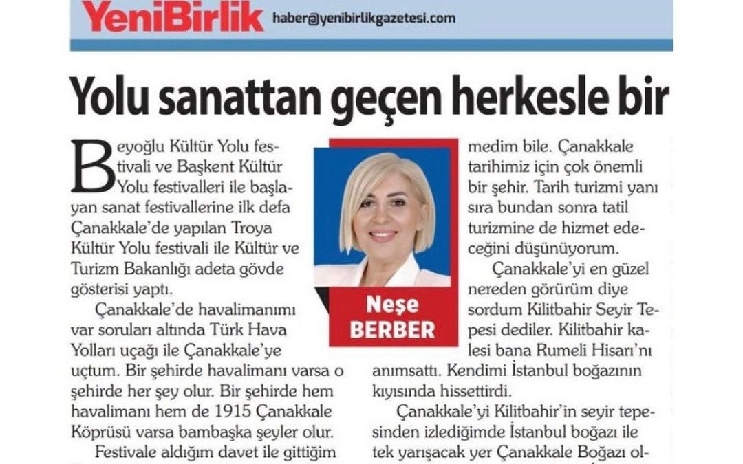Yeni Birlik Gazetesi – 29 Eylül 2022