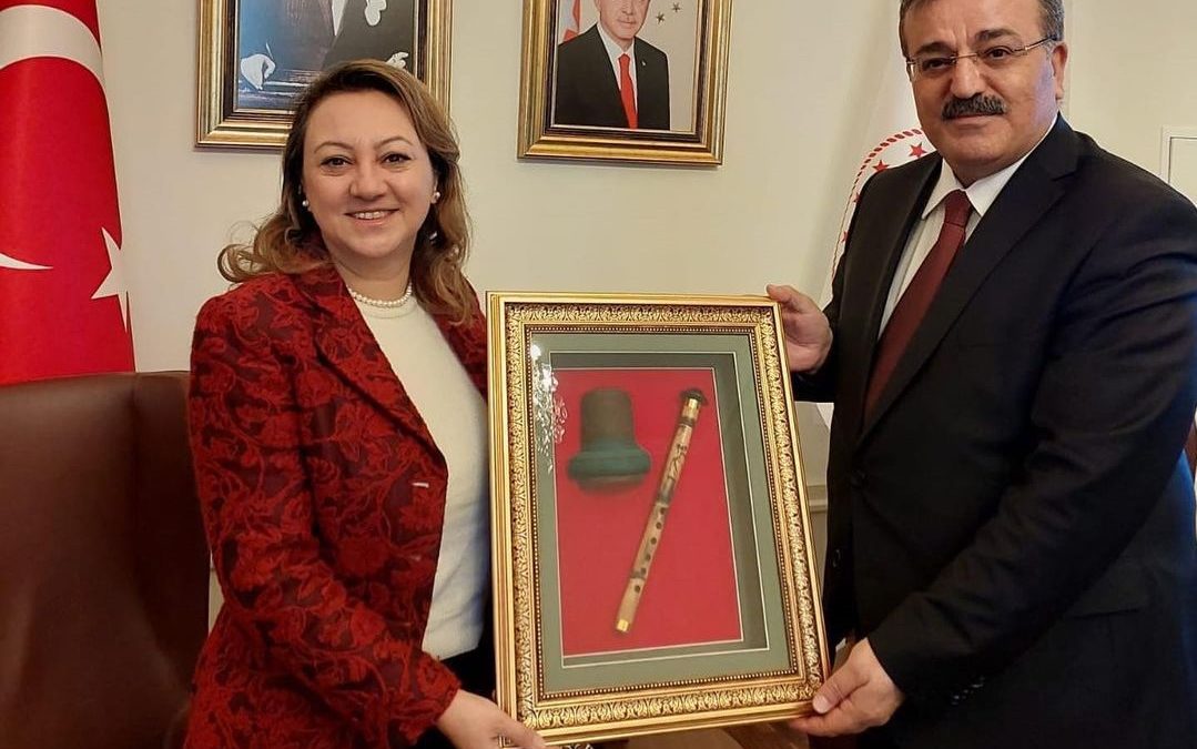 Çalışma ve Sosyal Güvenlik Bakan Yardımcısı Faruk Özçelik’i Bakanlığımızda Ağırladık