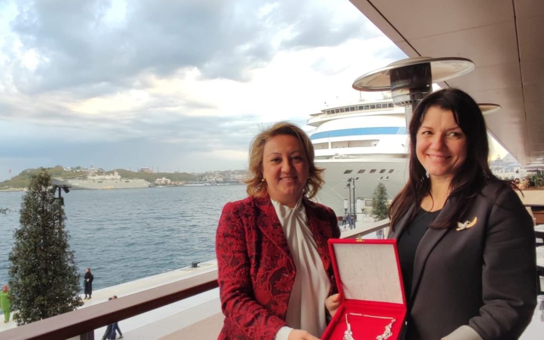 Estonya Cumhuriyeti Kültür Bakanı Heidy Purga İle İstanbul’da Bir Araya Geldik
