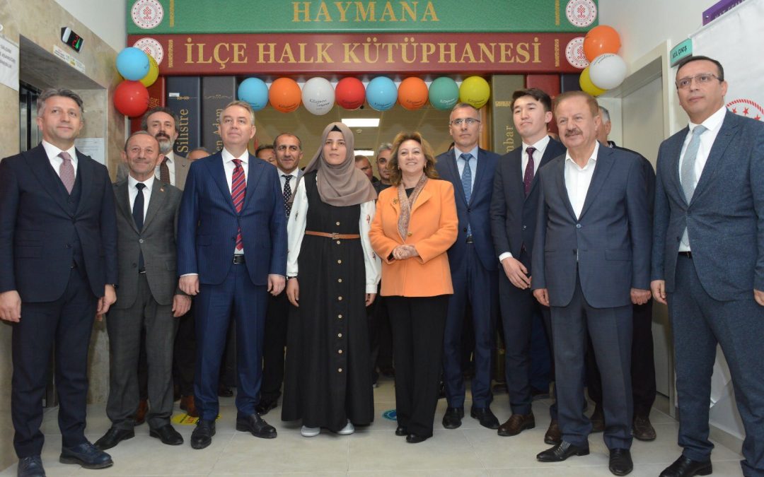 Ankara Haymana’da, İlçe Halk Kütüphanemizin açılışını Gerçekleştirdik